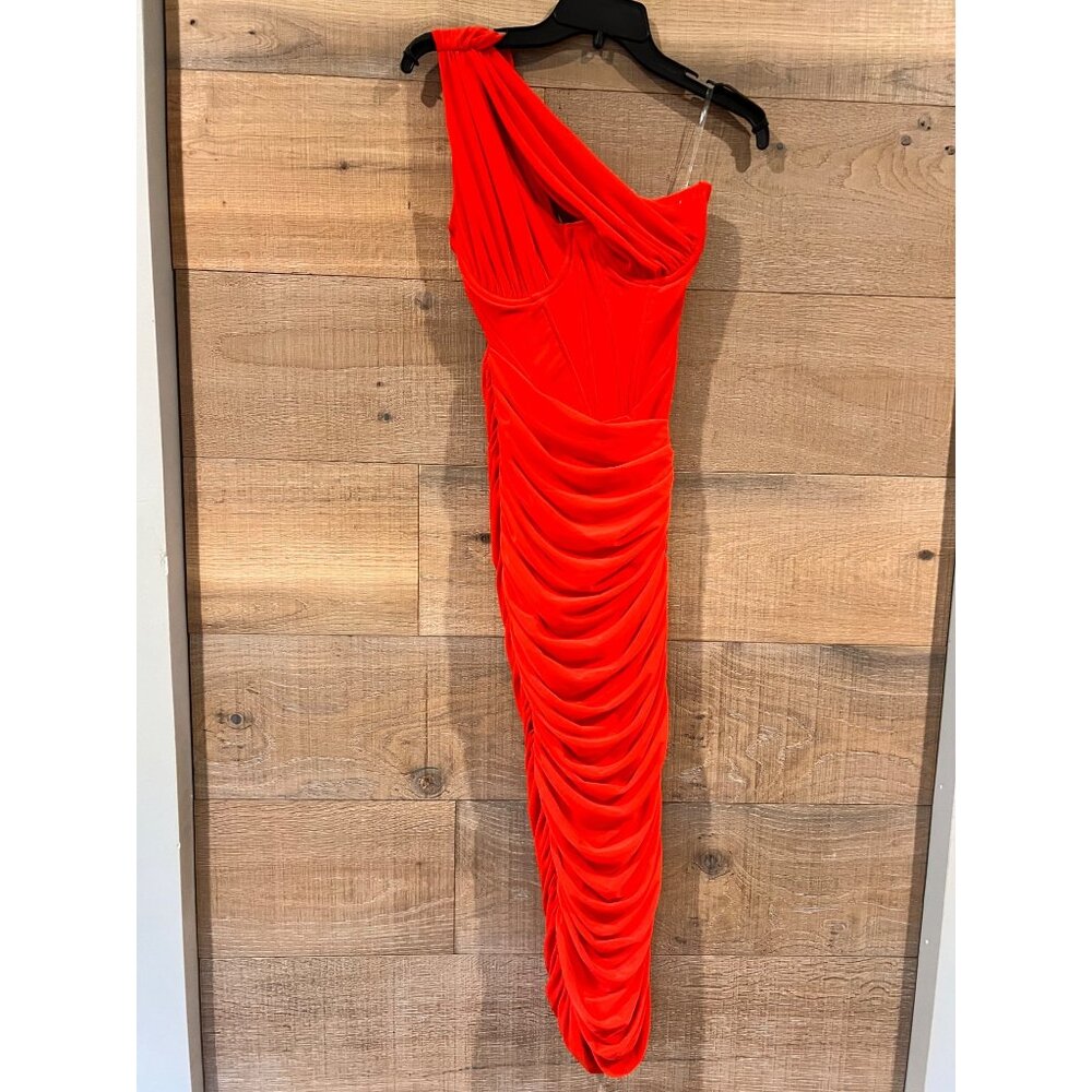 NEW House of CB VALENTINA Red Dress Size XS - Picture 5 of 10